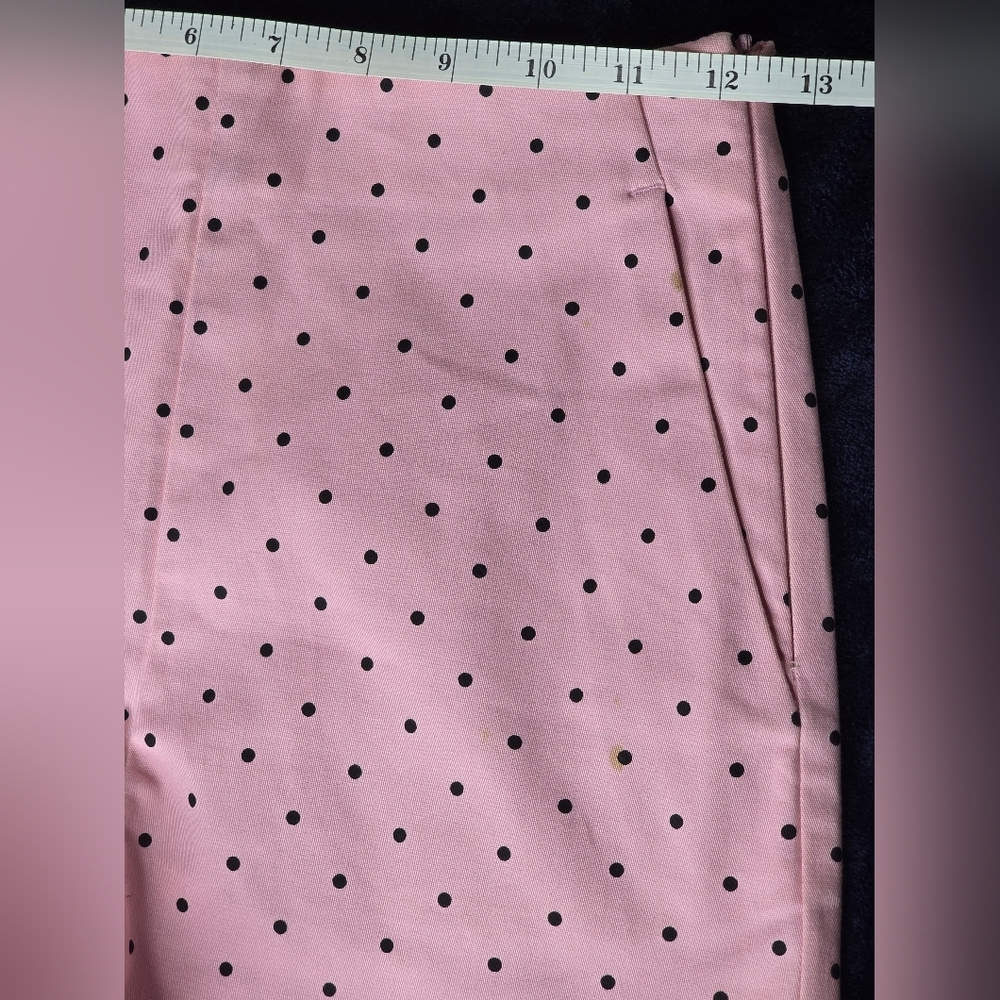 Zara Baby Pink Polka Dot Ruffle Hem Women's Shorts Size XS - Picture 11 of 14